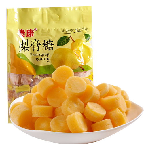 梨膏糖正宗秋梨膏糖清涼潤(rùn)喉糖薄荷味含片糖果食品100g 2500g